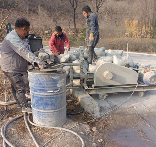 吉水路面下沉注浆